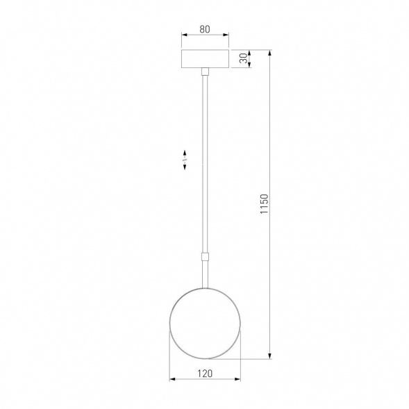 Подвесной светильник Elektrostandard Grollo 50120/1 черный 4690389187117