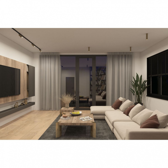 Трековый светильник Denkirs Solid Tube DK6202-BG