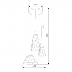 Подвесная люстра TK Lighting 10188 Modesto