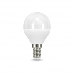 Лампа светодиодная диммируемая Gauss E14 7W 6500K матовая 105101307-D