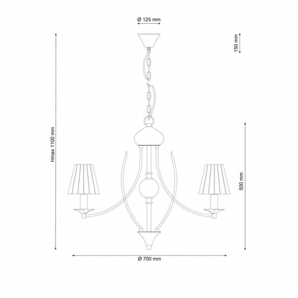 Подвесная люстра Lucia Tucci Milano 115.6