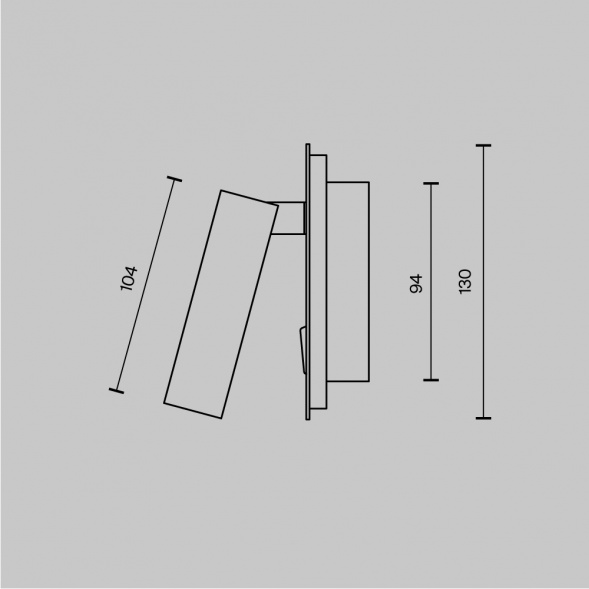 Светодиодный спот Maytoni Ios 176 C175-WL-01-6W-B