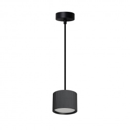 Светильник потолочный Feron Barrel HL4588 ARIA  levitation 12W, 230V, GX53, черный, на подвесе 1,7 м