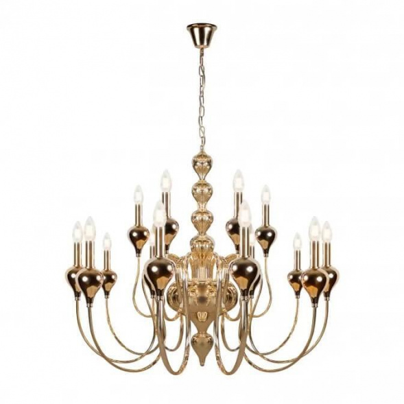 Подвесная люстра iLamp Lady 88003-10+5 GD