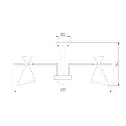 Потолочная люстра Eurosvet Apart 70114/8 белый