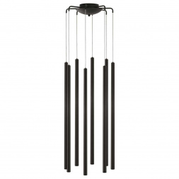 L8T747337 Люстра TUBO LED 40W 2400LM 25G ЧЕРНЫЙ 3000K