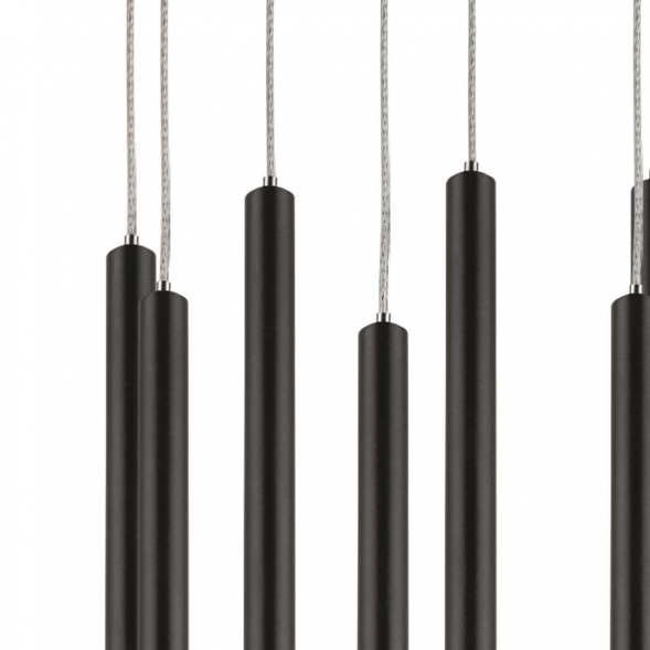 L8T747337 Люстра TUBO LED 40W 2400LM 25G ЧЕРНЫЙ 3000K