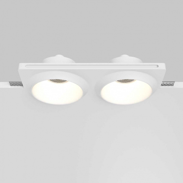 Встраиваемый светильник Maytoni Technical DL124-GU10-02-TRS-W