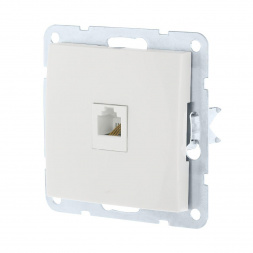 Розетка компьютерная RJ-45 LK Studio LK60 кат.5е белый 866104-1