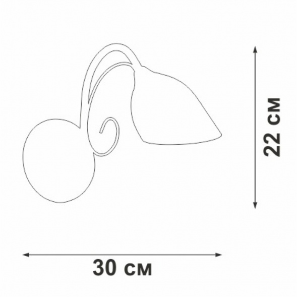 Бра Vitaluce V3667-0/1A