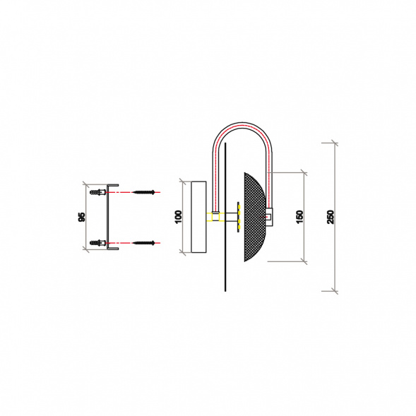 Бра Vele Luce Rainbow VL5744W11