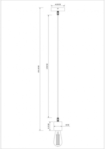 Подвесной светильник Arte Lamp Mark A7048SP-1BK