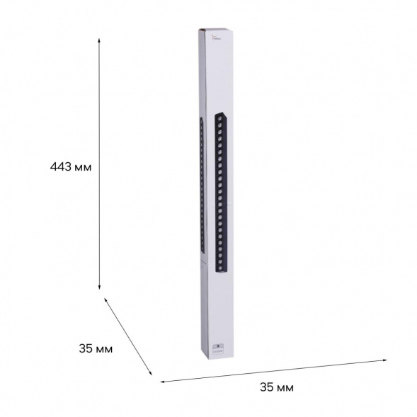 Трековый светодиодный светильник Reluce 13004-9.3-001UR magnetic LED24W BK