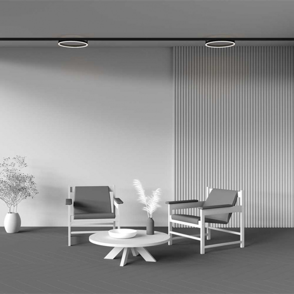 Трековый светильник Maytoni Technical TR227-2-24W3K-B