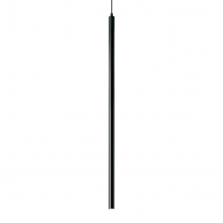 Подвесной светодиодный светильник Ideal Lux Ultrathin D100 Round Nero 142913