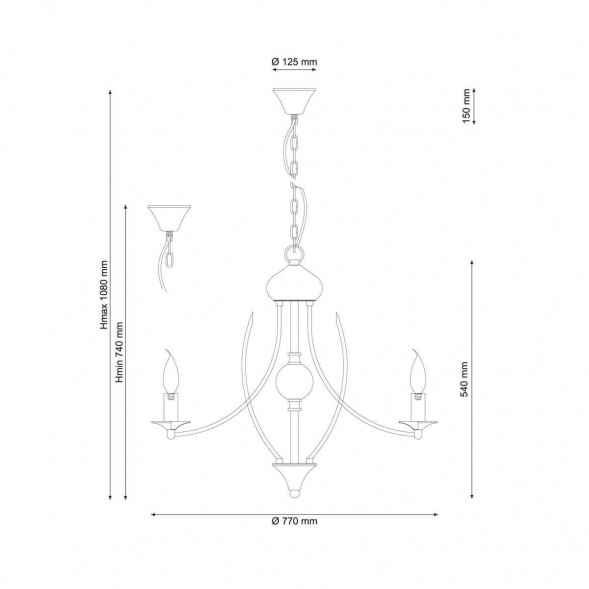 Подвесная люстра Lucia Tucci Milano 115.8