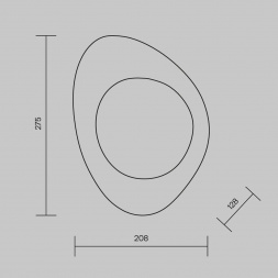 Настенный светильник Maytoni Mabell MOD306WL-01CH