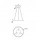 Подвесной светодиодный светильник Maytoni Rim MOD058PL-L22WK