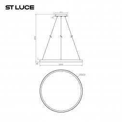 Подвесной светодиодный светильник ST Luce Satellite SL6015.413.01