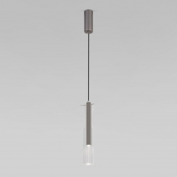 Подвесной светодиодный светильник Eurosvet Swan 50254/1 Led графит