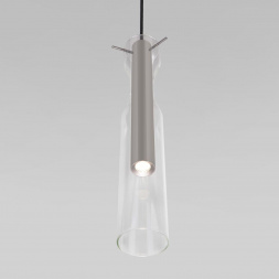 Подвесной светодиодный светильник Eurosvet Swan 50254/1 Led графит