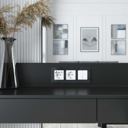 Выключатель двухклавишный с подсветкой Werkel W1120141 4690389197284