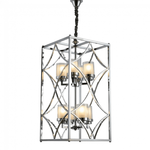 Подвесная люстра Lumina Deco Quadrato LDP 1223-8 CHR