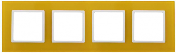 Рамка 4-постовая ЭРА Elegance 14-5104-21 Б0034530