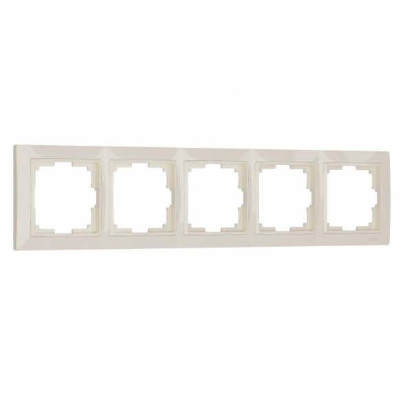 Рамка Werkel Snabb Basic на 5 постов слоновая кость W0052003 4690389161469
