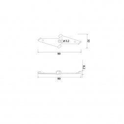 Крепление для шинопровода Elektrostandard Slim Magnetic 85126/00 2 шт. a062153