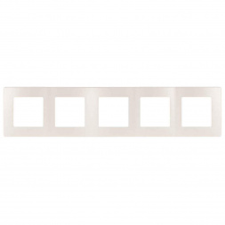 Рамка 5-постовая ЭРА 12 сатин перламутр 12-5105-15 Б0052548