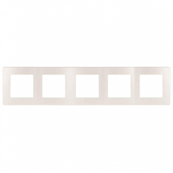Рамка 5-постовая ЭРА 12 сатин перламутр 12-5105-15 Б0052548