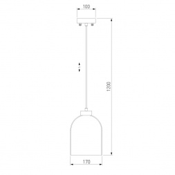 Подвесной светильник Eurosvet Tandem 50119/1 никель