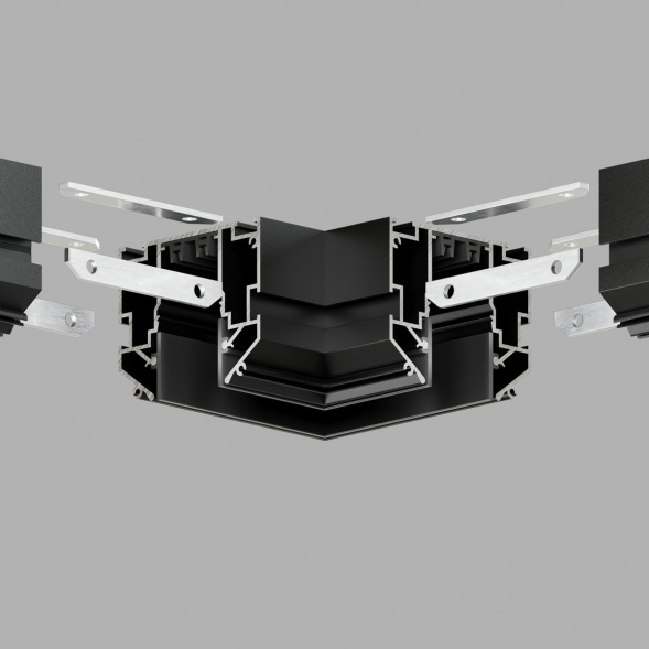 Коннектор L-образный Denkirs Smart One TR2026-BK