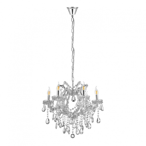 Подвесная люстра Lumina Deco Eliza LDP 7029-6 CHR