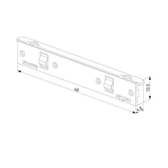 Прямой коннектор Elektrostandard 95131/00 a067996