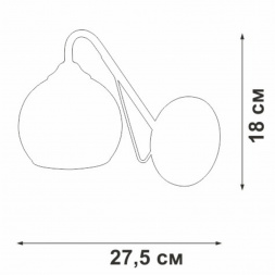 Бра Vitaluce V3951-7/1A