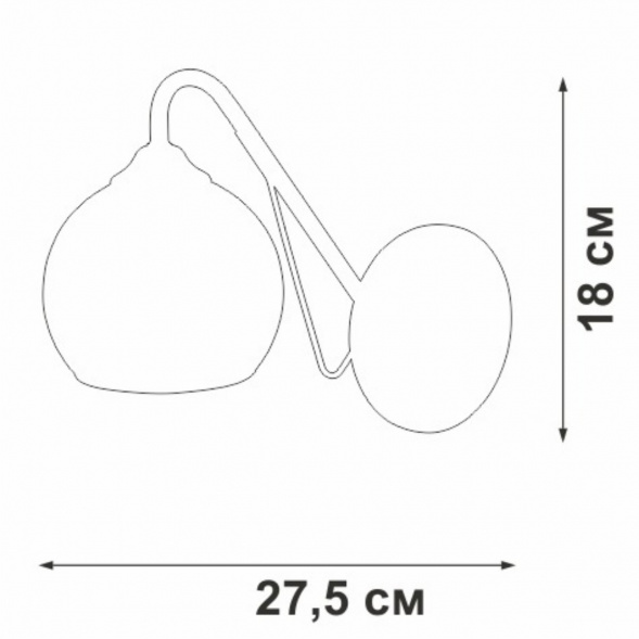 Бра Vitaluce V3951-7/1A