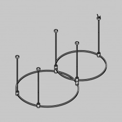 Основание Medium для трековых светильников Maytoni Technical Flarity TFC-Flar-M01-B