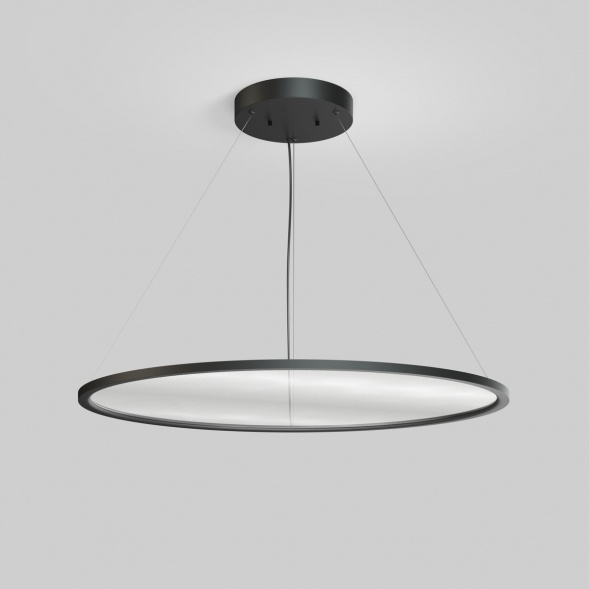 Подвесной горизонтальный светодиодный светильник Denkirs Veil DK6620-BK