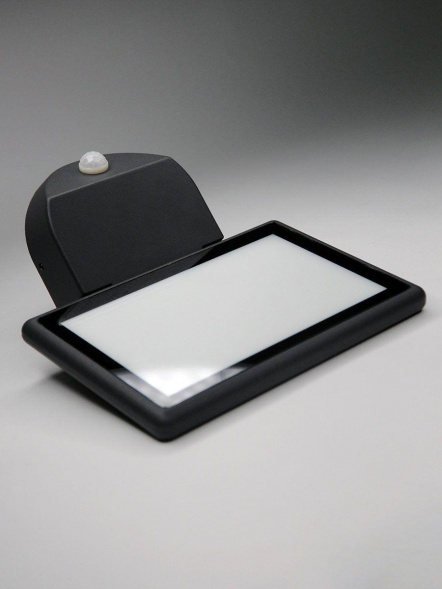 Уличный настенный светодиодный светильник Elvan PJ-1516/1-18W-WW-Gr