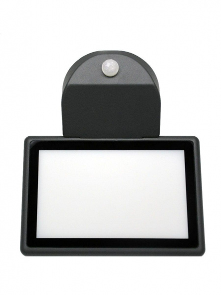 Уличный настенный светодиодный светильник Elvan PJ-1516/1-18W-WW-Gr