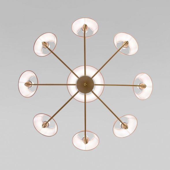 Подвесная люстра Eurosvet Milos 60154 латунь