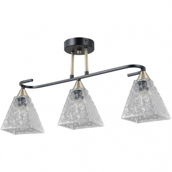 Потолочный светильник ILLUMICO IL0782-3CSQ-25 BK AB AREZZO