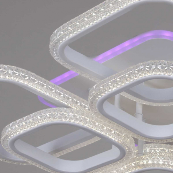 Светильник потолочный Reluce 06335-0.3-4+4A WH (RGB)