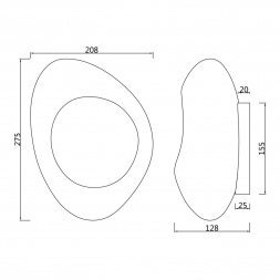 Настенный светильник Maytoni Mabell MOD306WL-01G