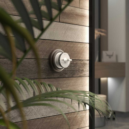 Выключатель двухклавишный на 4 положения Werkel Vintage белый матовый/хром W5822050 4690389183157