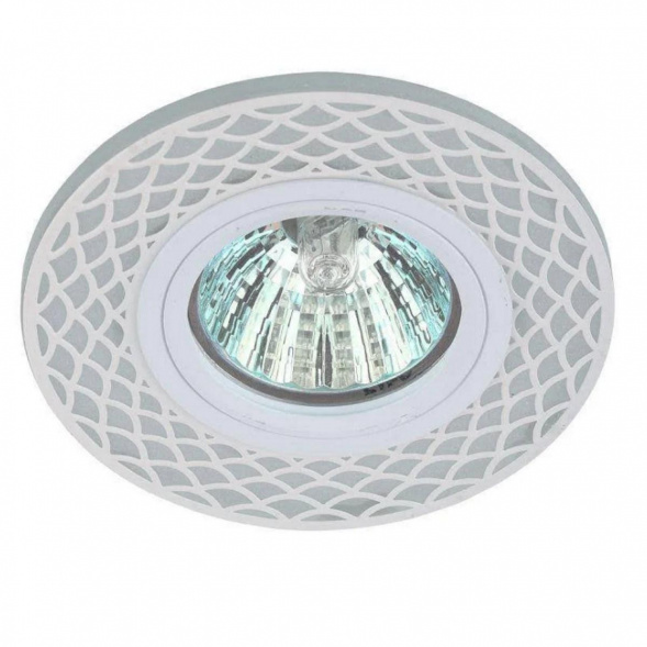 Встраиваемый светильник ЭРА с подсветкой DK LD40 WH/WH /1 Б0048937