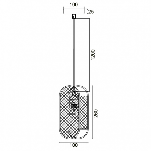 Подвесной светильник Vele Luce City VL6342P01