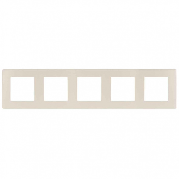 Рамка 5-постовая ЭРА 12 сатин слоновая кость 12-5105-02 Б0052540